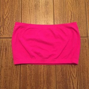 Neon hot pink bandeau